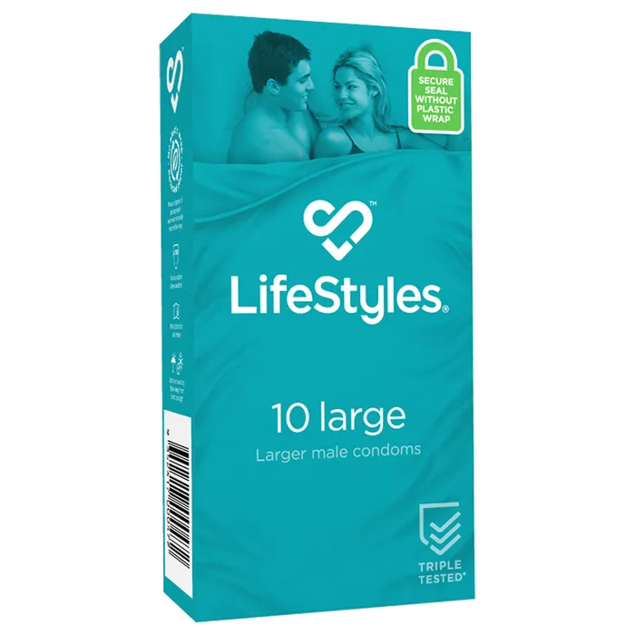 Ansell Female Sex Toys Lifestyles Large 10s