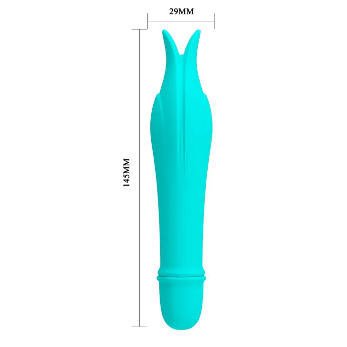 Battery Vibrator Green 137mm | Pretty Love Female Sex Toys