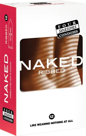 Female Sex Toys Four Seasons Naked Ribbed 12s