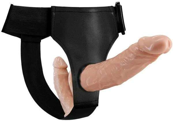 Female Sex Toys | Pretty Love Ultra Passionate Double Dildo Strap On Harness Lesbian Couples Sex Toy