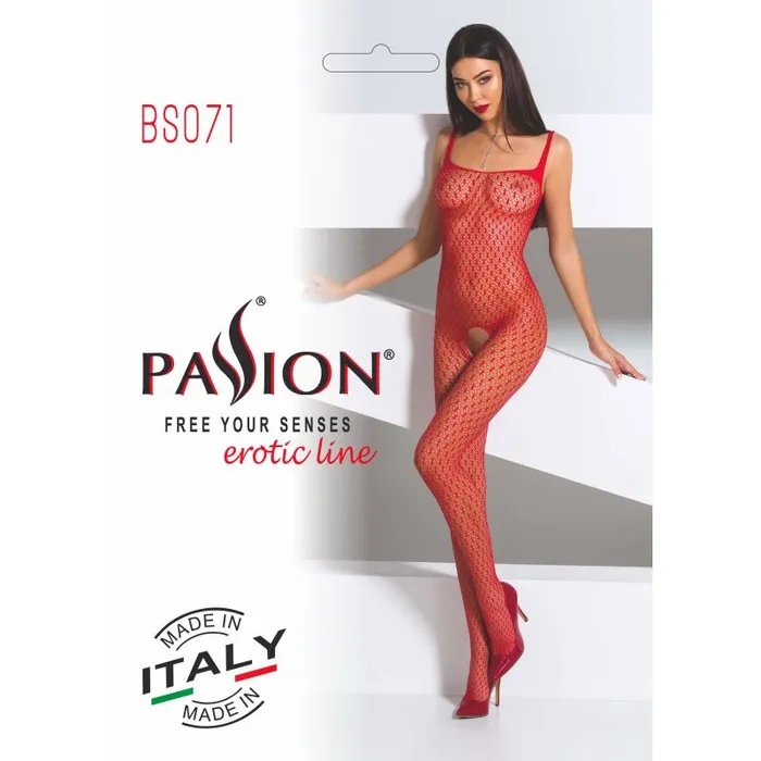 Passion Lingerie Vibrators | Bodystocking BS071 Red Passion Lingerie Vibrators | Bodystocking BS071 Red
