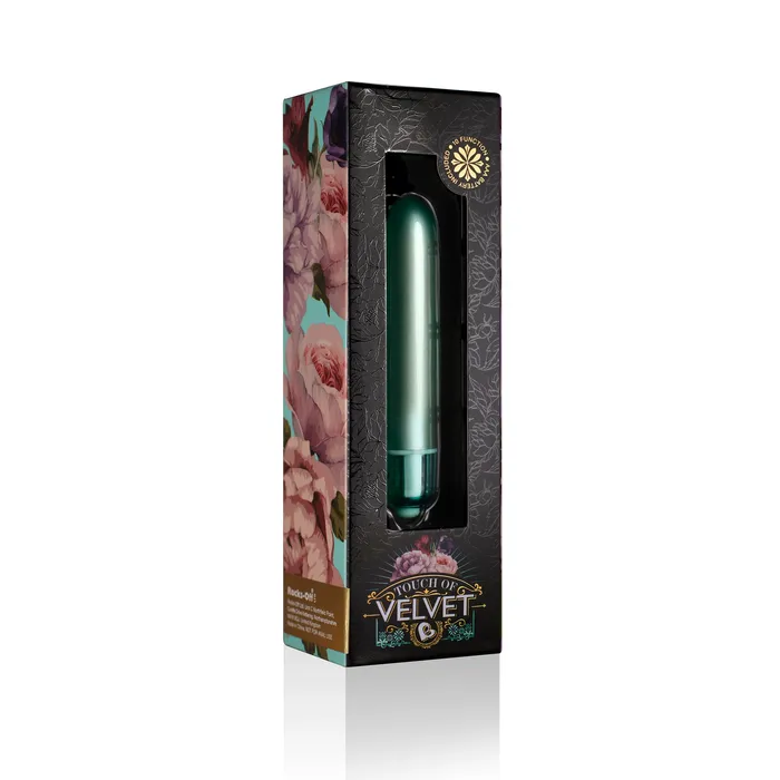 Rocks Off Vibrators | RO-90 Touch of Velvet Aqua Lily