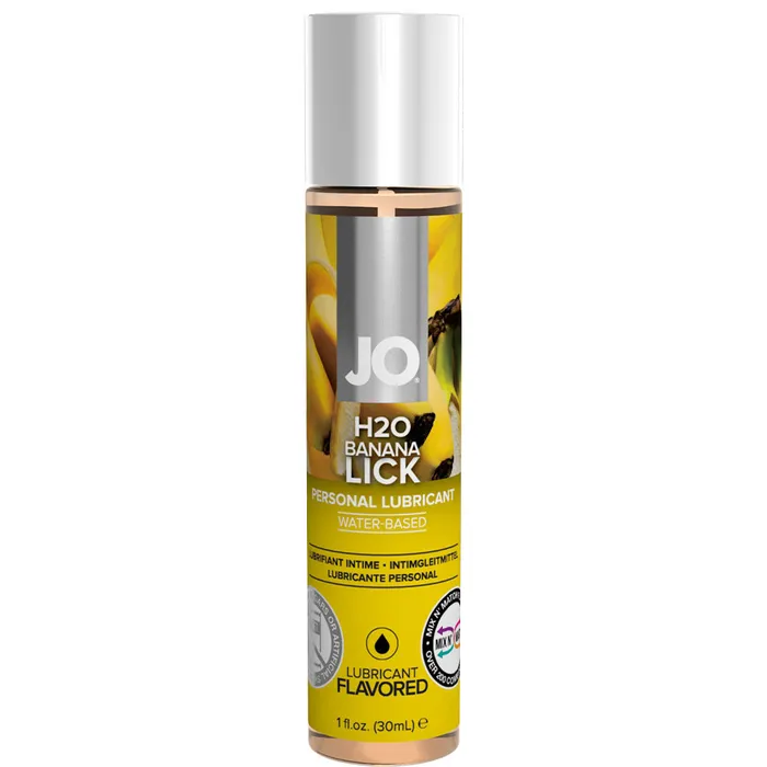 Sexual Health Wellbeing System JO H2O Flavored Banana Lick Personal Lubricant Oral Sex Lube 30ml System Jo Sexual Health Wellbeing System JO H2O Flavored Banana Lick Personal Lubricant Oral Sex Lube 30ml System Jo