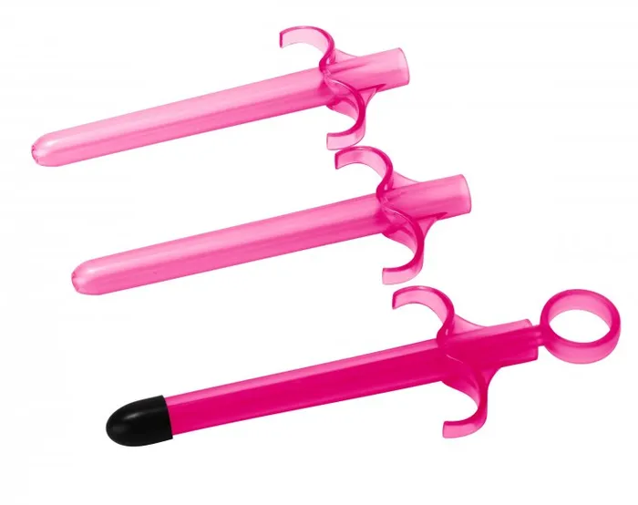 Sexual Health Wellbeing XR Brands Trinity Vibes Lubricant Launcher 3 Pack Pink Sexual Health Wellbeing XR Brands Trinity Vibes Lubricant Launcher 3 Pack Pink