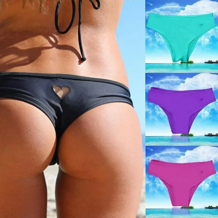 Sexy Hot Pink Bikini Bottom with a Heart Cut | Perfectly Incorrect Vibrators