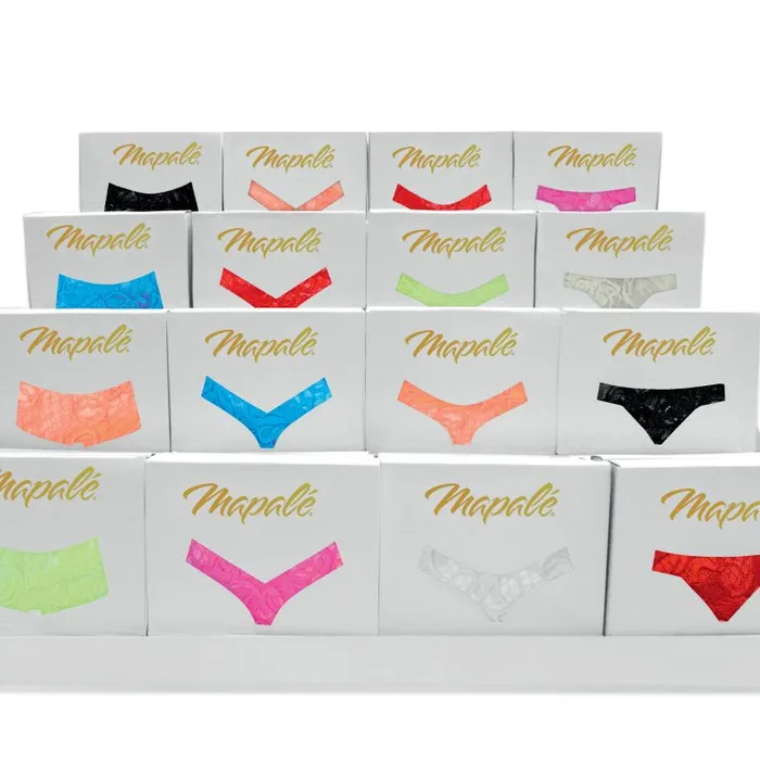 Teddies And Bodies | Mapale Sexy Lace Thong Orange