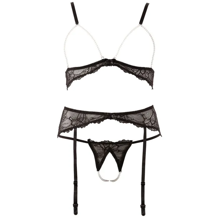 Vibrators | Abierta Fina Abierta Fina Pearl Bra Suspender And String