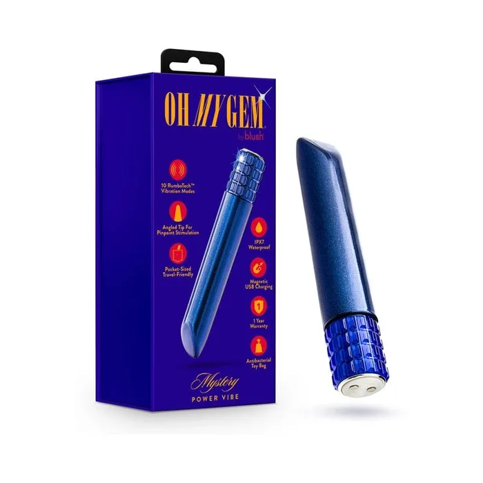 Vibrators Blush Oh My Gem Mystery Vibe Sapphire