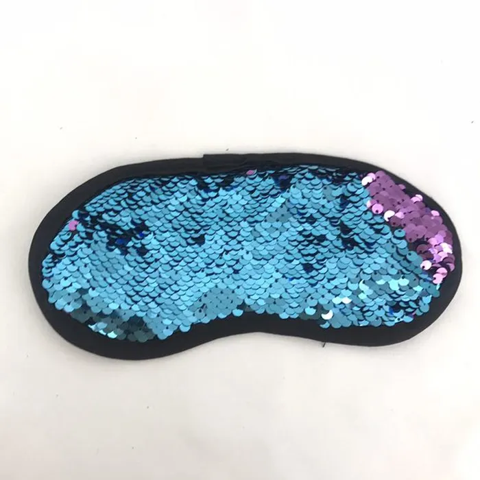 Vibrators Perfectly Incorrect Sea Blue to Purple Flip Sequin Eyeshade Sleeping Mask