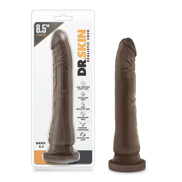 Dr. Skin Basic 8.5 - Chocolate | Blush Novelties Female Sex Toys