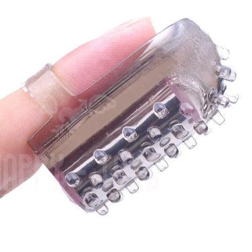 Happy-Toys Female Sex Toys | Vibrating Finger Sleeve Bullet Mini Vibrator Clitoral Couples Adult Sex Toy Lesbians