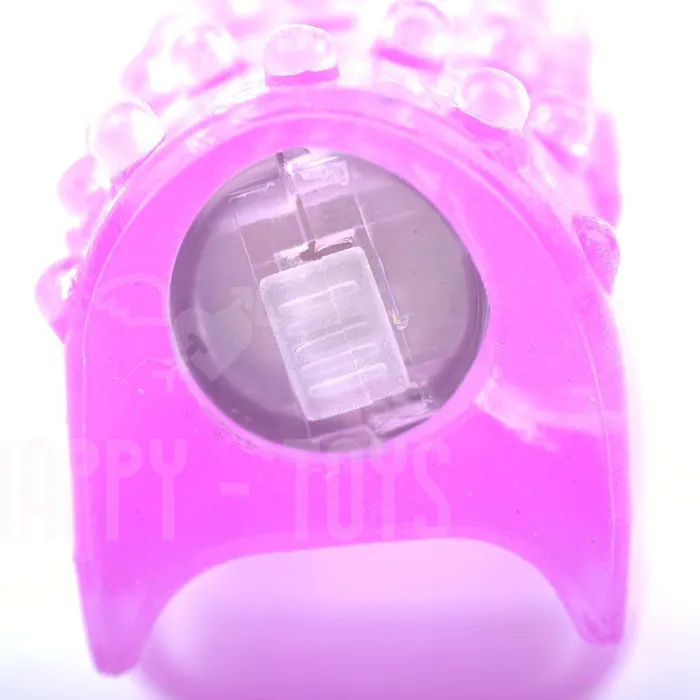 Happy-Toys Female Sex Toys | Vibrating Finger Sleeve Bullet Mini Vibrator Clitoral Couples Adult Sex Toy Lesbians