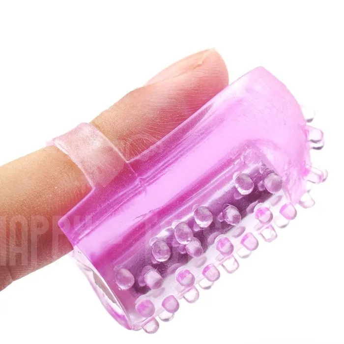 Happy-Toys Female Sex Toys | Vibrating Finger Sleeve Bullet Mini Vibrator Clitoral Couples Adult Sex Toy Lesbians