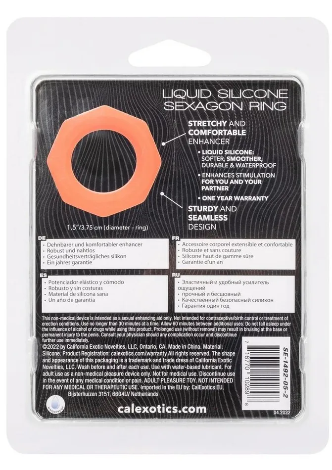 Male Sex Toys | Alpha Alpha Liquid Silicone Sexagon Ring