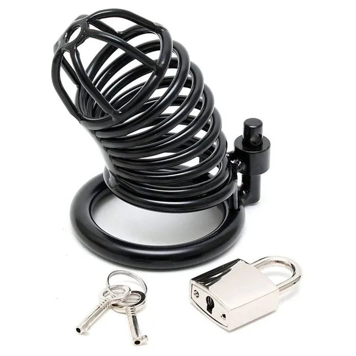 Male Sex Toys | Metal Male Chastity Device With Padlock - Rimba