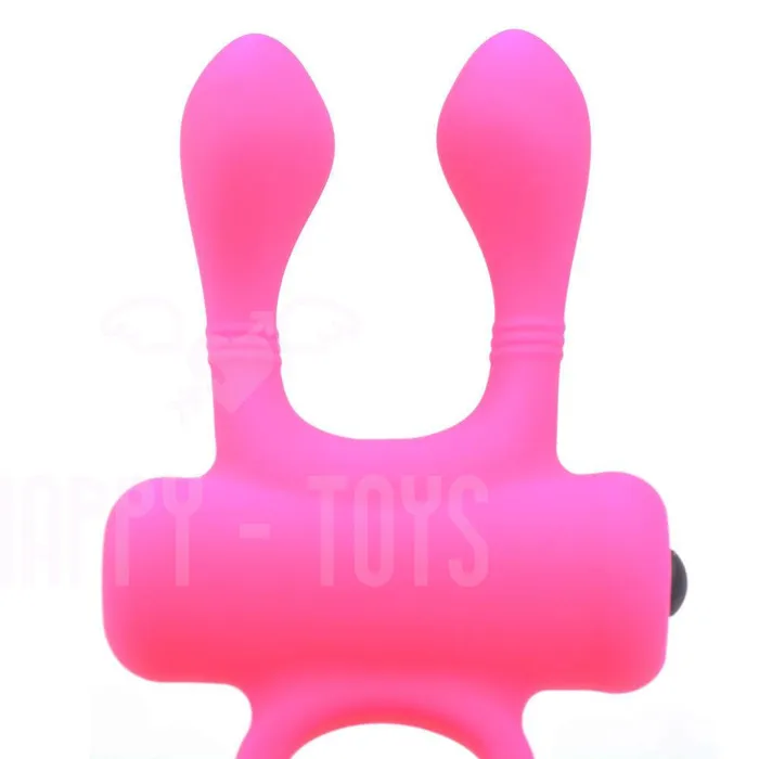 Vibrating Cock Ring Penis Rabbit Stretchy Sex Toy Aid Couples Hard Erection Men | Happy-Toys Couples