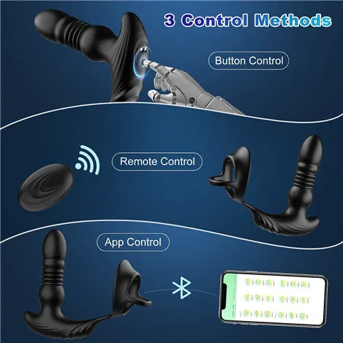 Aimitoy App & Remote Control Thrusting Anal Vibrator Kyra | Female Sex Toys