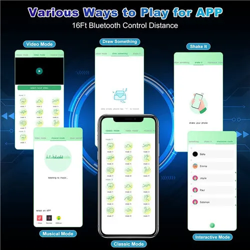 Aimitoy App & Remote Control Thrusting Anal Vibrator Kyra | Female Sex Toys